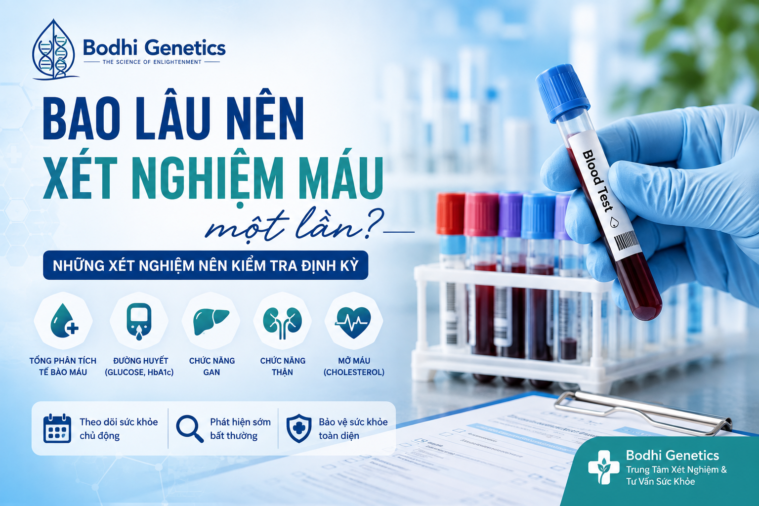 Bao lâu nên xét nghiệm máu một lần? Các xét nghiệm nên kiểm tra định kỳ